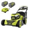 RYOBI 40v Hp brushless 21″ self-propelled AWD dual-blade mower kit