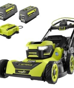 RYOBI 40v Hp brushless 21″ self-propelled AWD dual-blade mower kit
