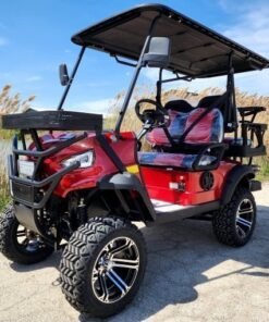 New 48V Electric Golf Cart 4 Seater Lifted Renegade+ Edition Utility Golf UTV Compare To Coleman Kandi 4p
