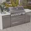 Mont Alpi 6-burner Deluxe Island MAi805-D – 94”
