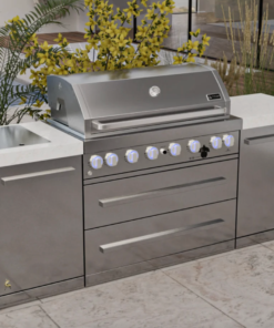 Mont Alpi 6-burner Deluxe Island MAi805-D – 94”