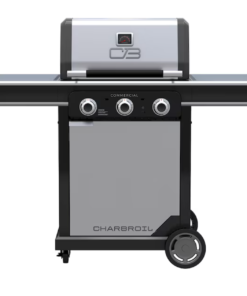 Char-Broil Commercial Series Grill and Griddle Combo Stainless Steel 3-Burner Liquid Propane and Natural Gas Infrared Gas Grill