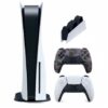 Sony PlayStation 5 PS5 Disc Console Bundle – Extra DualSense Controller + Charging Station, US Plug