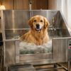 Stainless Steel Veterinary Professional Pet Washing Station Bath Tub