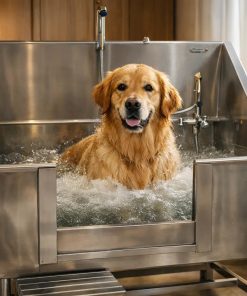 Stainless Steel Veterinary Professional Pet Washing Station Bath Tub