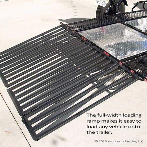 Trike/Spyder Ride-Up SRL Stand-Up Motorcycle Trailer