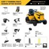 The Cub Cadet Enduro Series XT1 LT42E 42-in. 56V MAX* Riding Lawn Mower