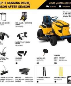 The Cub Cadet Enduro Series XT1 LT42E 42-in. 56V MAX* Riding Lawn Mower