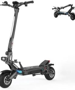 NANROBOT Electric Scooter Adults 50mph Dual Motor Electric Scooter with Suspension 80Miles Range Fast Sports Escooters Folding 10″ Off Road Tires 330LBS Max Loads Complies with UL2272 Certification