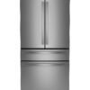 GE Profile – 36 IN. Wide 23.3 Cu. Ft. 4-Door French Door Counter-Depth Smart Refrigerator w/ Dual-Dispense Auto-Fill Pitcher – Stainless Steel