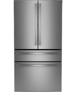 GE Profile – 36 IN. Wide 23.3 Cu. Ft. 4-Door French Door Counter-Depth Smart Refrigerator w/ Dual-Dispense Auto-Fill Pitcher – Stainless Steel