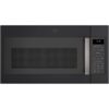 GE – 1.9 Cu. Ft. Over-the-Range Microwave with Steam Cleaning – Black Slate