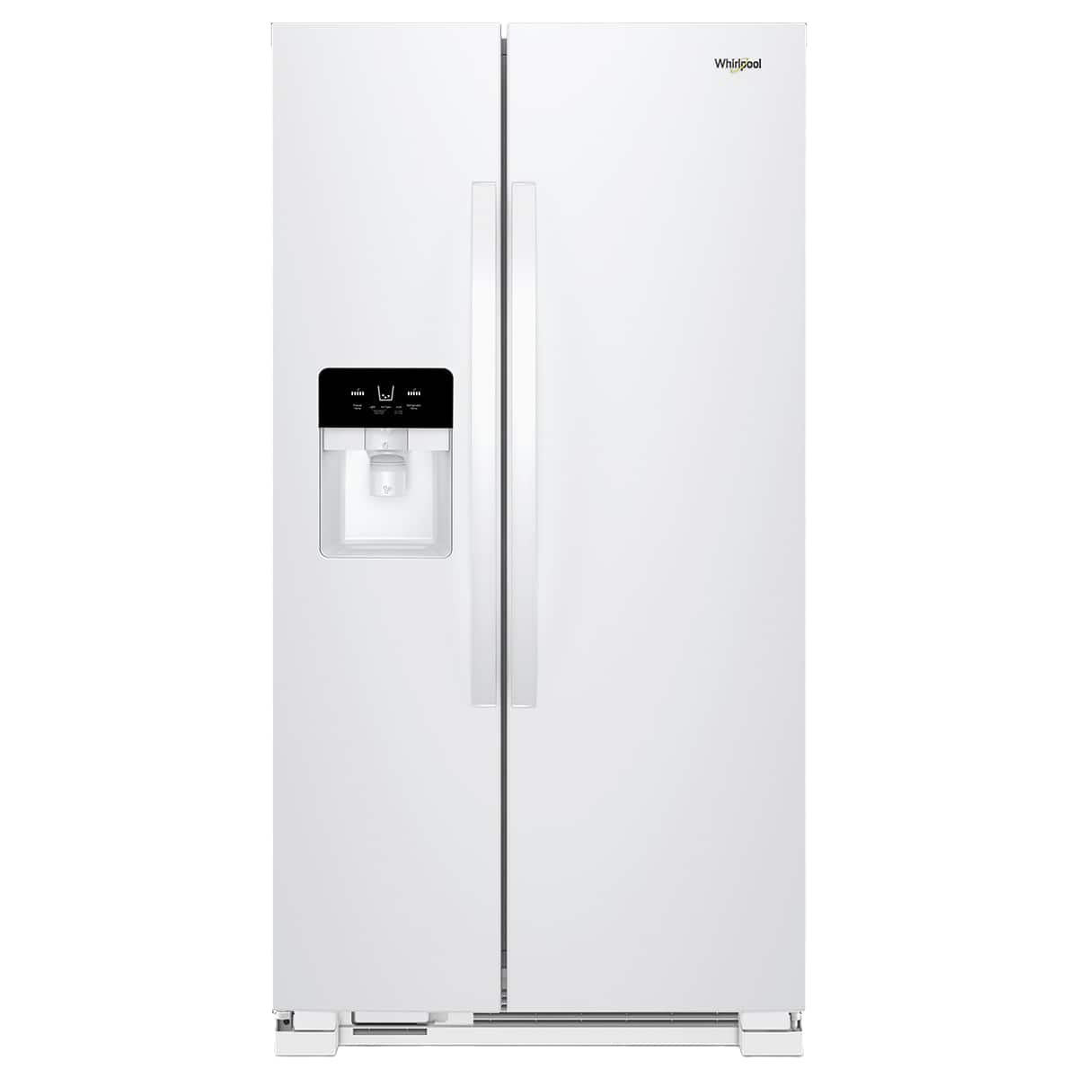 Whirlpool – 25 Cu Ft. Wide Side-by-Side Refrigerator – White