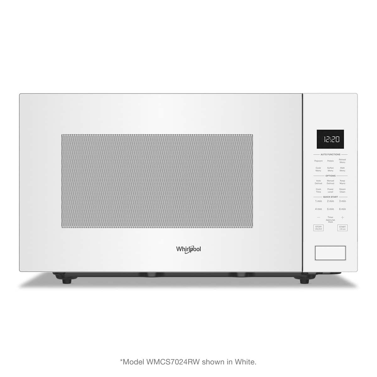 Whirlpool – 2.2 Cu. Ft. Countertop Microwave with Sensor Cooking – Stainless Steel
