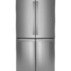 GE Profile – 36 in. Wide 22.9 Cu. Ft. 4-Door French Door Counter-Depth Smart Refrigerator with Dual-Dispense AutoFill Pitcher – Stainless Steel