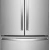 Whirlpool – 36 in. Wide 25 cu. ft. French Door Smart Refrigerator with Elevated Deli Drawer – Stainless Steel