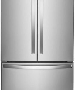 Whirlpool – 36 in. Wide 25 cu. ft. French Door Smart Refrigerator with Elevated Deli Drawer – Stainless Steel