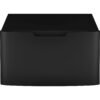 GE – 28 in. Wide and 16 in. Tall Laundry Pedestal with Storage Drawer for Select Washers and Dryers – Carbon Graphite