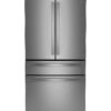 GE Profile – 36 in. Wide 23.2 Cu. Ft. 4-Door French Door Counter-Depth Smart Refrigerator with Dual-Dispense AutoFill Pitcher – Stainless Steel