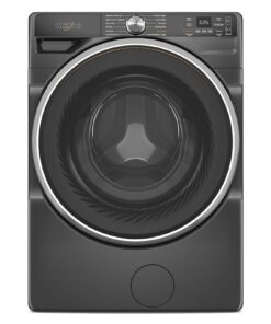 Whirlpool – 5.0 Cu. Ft. High Efficiency Smart Front Load Washer with FreshFlow Vent System – Volcano Black