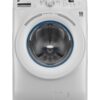 GE – 4.6 Cu. Ft. High-Efficiency Stackable Smart Front Load Washer with Microban Antimicrobial Technology – White