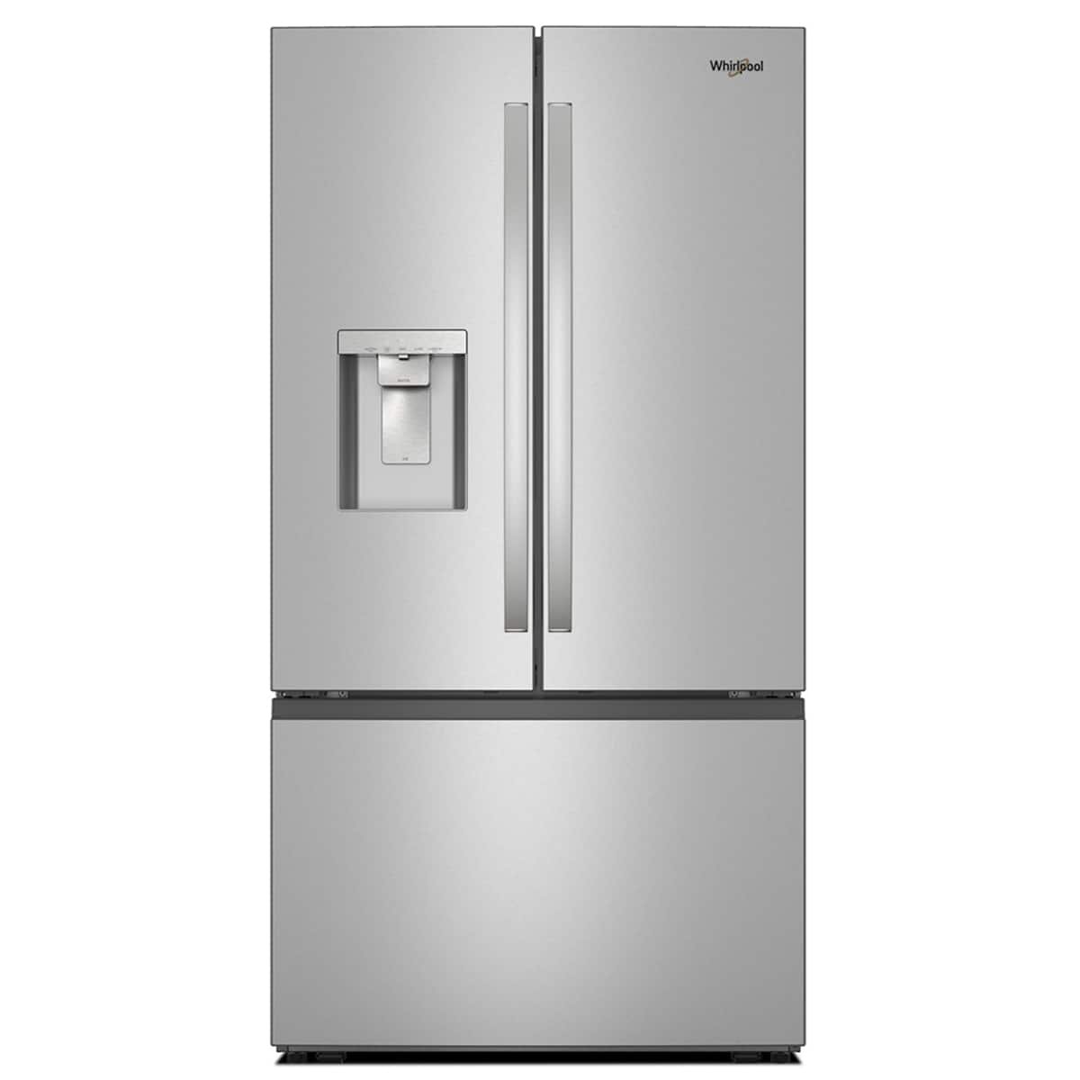Whirlpool – 36 in. Wide 30 cu. ft. French Door Refrigerator with Dual Ice Makers – Fingerprint-Resistant Stainless Finish