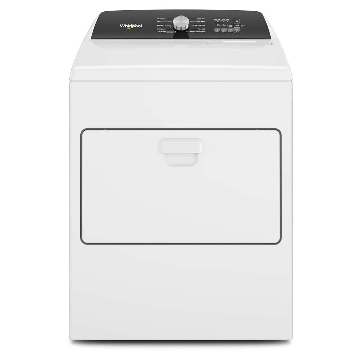 Whirlpool – 7.0 Cu. Ft. Electric Dryer with Moisture Sensing – White