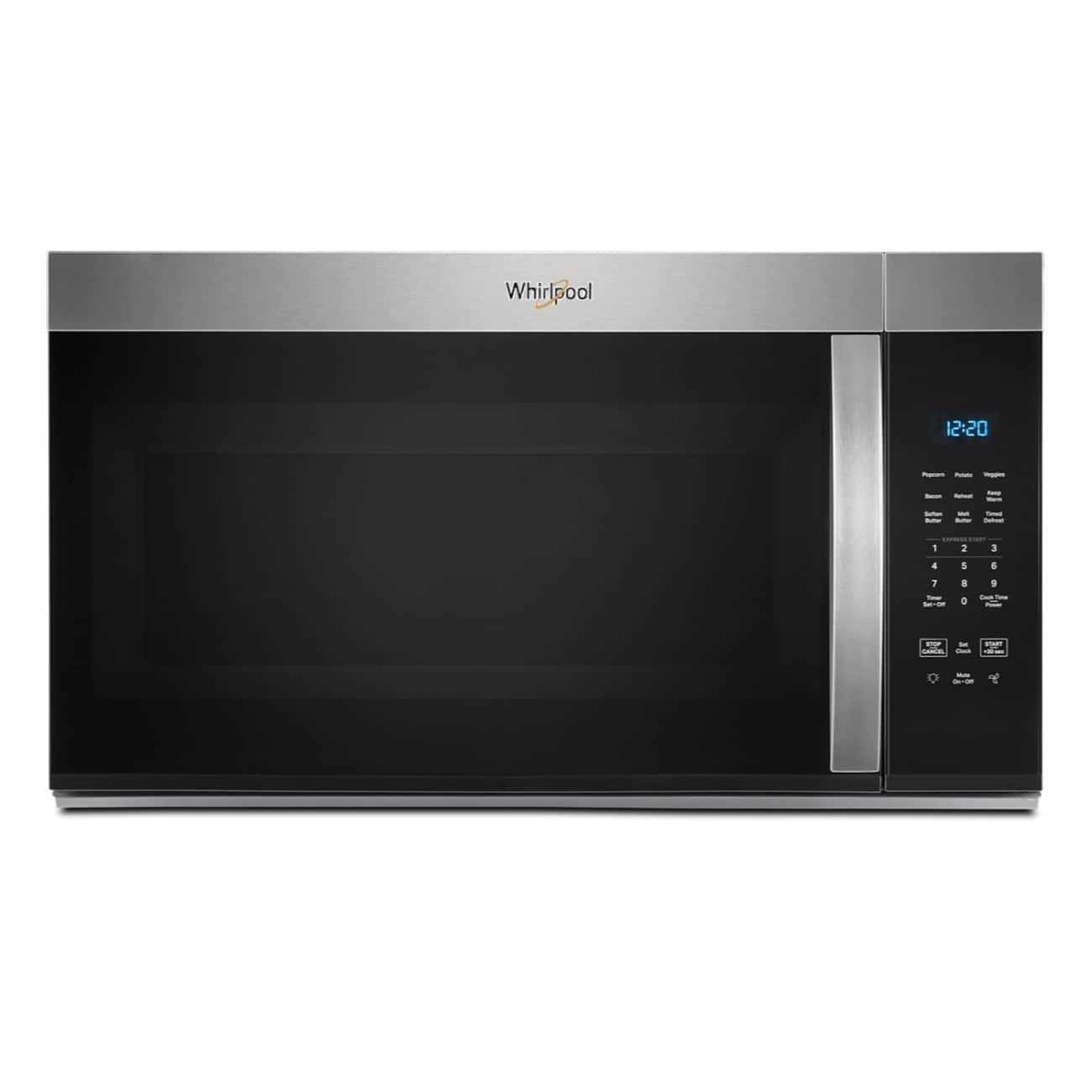 Whirlpool – 1.7 Cu. Ft. Over-the-Range Microwave with 1000-Watts Cooking Power – Stainless Steel