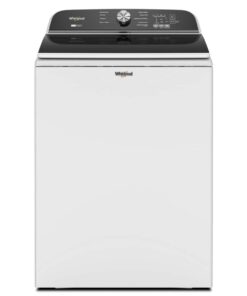 Whirlpool – 5.3 Cu. Ft. High Efficiency Top Load Washer with 2 in 1 Removable Agitator – White