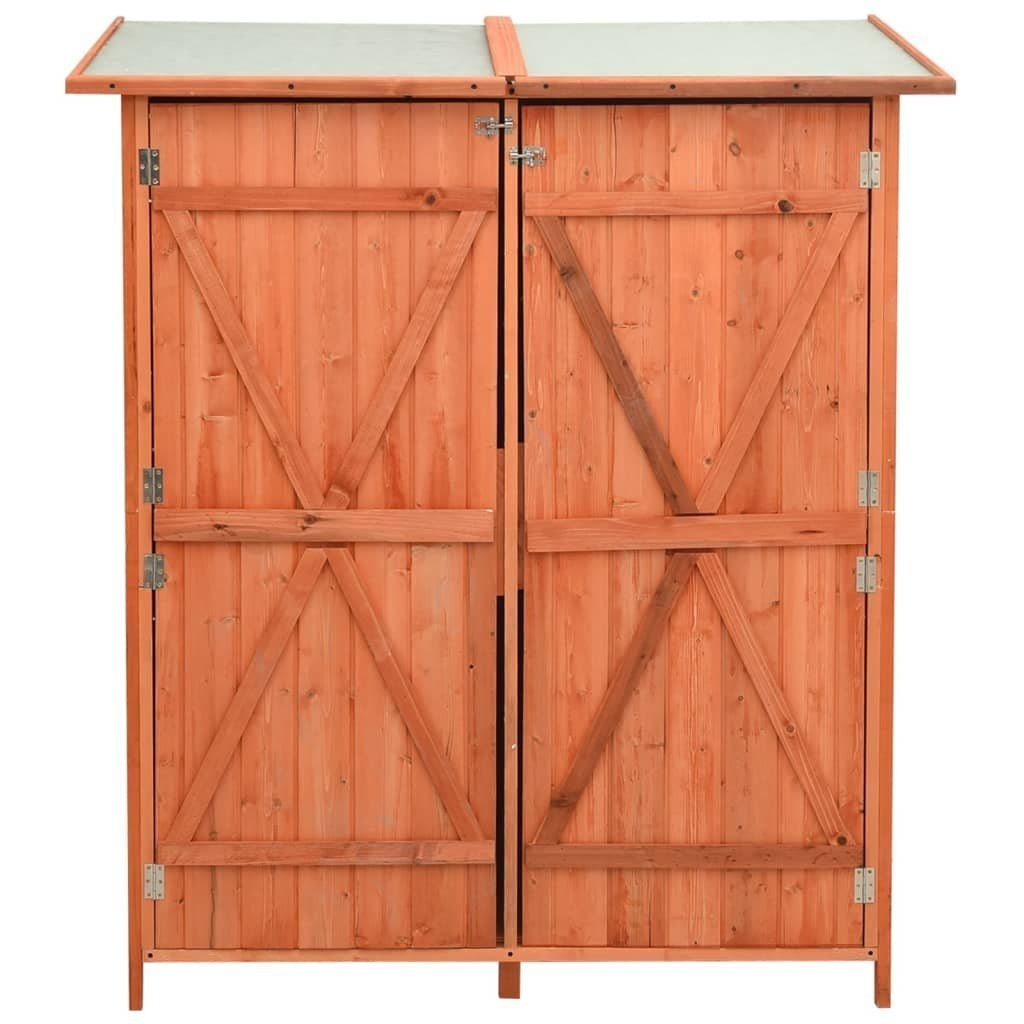 vidaXL Tuinschuur 136x75x160 cm Massief Vurenhout