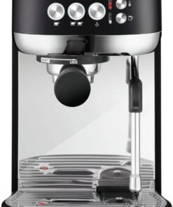 Breville The Bambino Plus Espresso Machine, Black Truffle-BES500BTR1BUS1