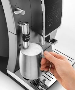 De’Longhi – Dinamica TrueBrew Over Ice Fully Automatic Coffee and Espresso Machine- Chrome and Black