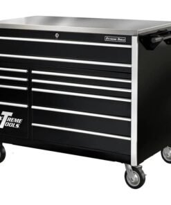 Extreme Tools 55 In 11 Drawer Pro Roller Cabinet BLACK