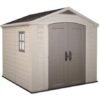 Keter Factor 8×8 Foot Large Resin Outdoor Shed