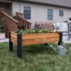 Raised planter 100% authentic teak wood