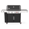 Nexgrill 4-Burner Propane GAS Grill in Black with Side Burner and Stainless Steel Main Lid