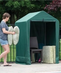 4 ft. W x 3.91 ft. D Plastic Portable Storage Shed