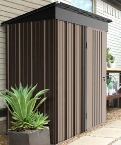 5 ft. W x 3 ft. D Stainless Steel Storage Shed