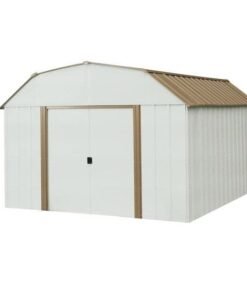 Arrow 10 ft x 14 ft Lexington Galvanized Steel Storage Shed