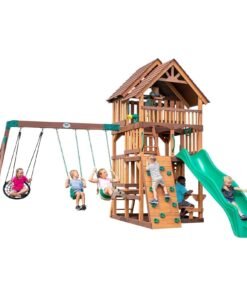 Backyard discovery shenandoah wooden swing set