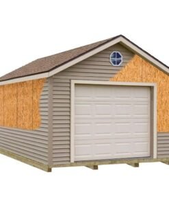 Best barns Greenbriar 12’x20′ Wood Garage Barn Kit-Installation Included