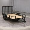6×10 Single Axle Utility Trailer – Wood Floor LED Lights – UK Fast Gas