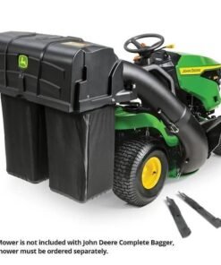 John Deere 42-inch Twin Bagger for 100 Series Tractors – Fast, Easy Attachment