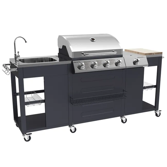 Buitenkeuken TEXAS 4+1 branders