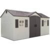 Lifetime 15 ft. x 8 ft. Outdoor Garden Storage Shed with Double Doors & Skylights